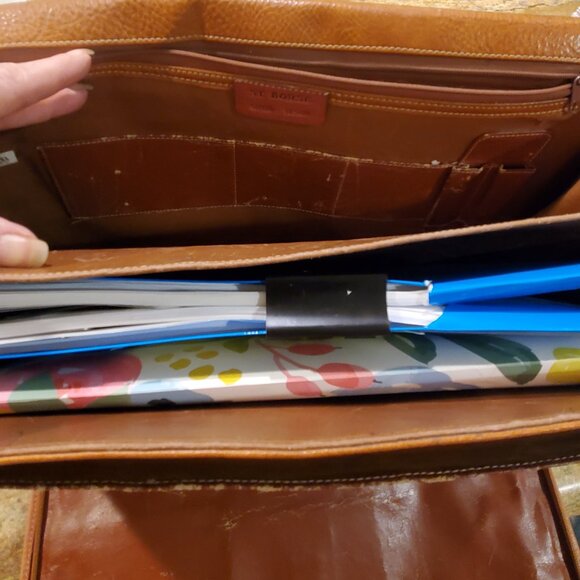 SAINT BORSE LEATHER SATCHEL - Picture 16 of 16